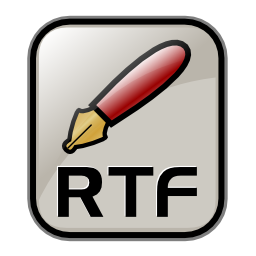 Application rtf icon 256x256