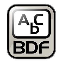 Application font bdf icon 256x256