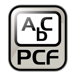 Application font pcf icon 256x256