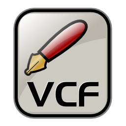 Text vcard icon 256x256
