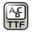 Application font ttf icon 32x32