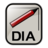 Application dia diagram icon 48x48