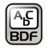 Application font bdf icon 48x48