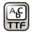 Application font ttf icon 48x48