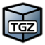 Application compressed tar icon 64x64