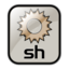 Application shellscript icon 64x64