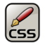 Text css icon 64x64