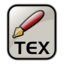 Text tex icon 64x64