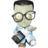 Geek zombie icon 48x48