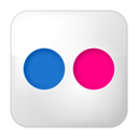 Social flickr box icon