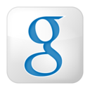 Social google box white icon