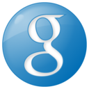 Social google button blue icon