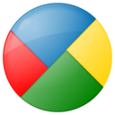 Social google buzz button icon