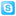 Social skype box blue icon 16x16