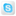 Social skype box white icon 16x16