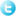 Social twitter button blue icon 16x16