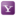 Social yahoo box lilac icon 16x16