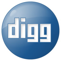 Social digg button blue icon 256x256