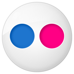Social flickr button icon 256x256