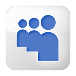 Social myspace box white icon 256x256