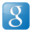 Social google box blue icon 32x32