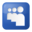 Social myspace box blue icon 32x32