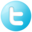 Social twitter button blue icon 32x32