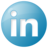 Social linkedin button blue icon 48x48
