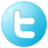 Social twitter button blue icon 48x48