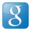 Social google box blue icon 64x64