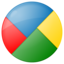 Social google buzz button icon 64x64