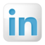 Social linkedin box white icon 64x64